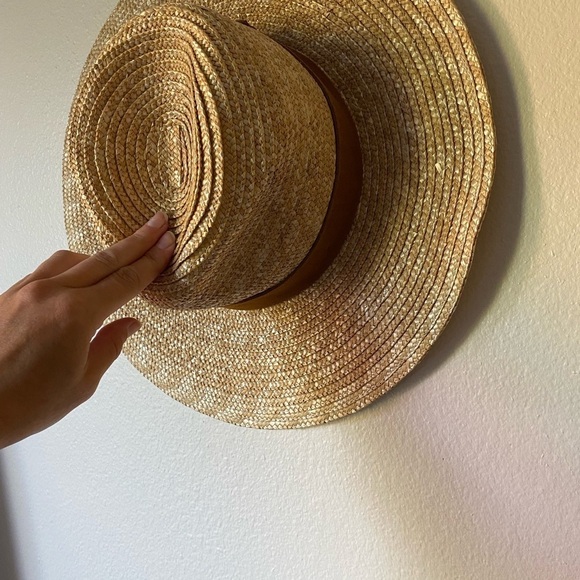 Gigi Pip Women’s Isla Fedora Straw Hat - Picture 6 of 8